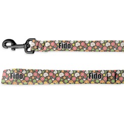 Apples & Oranges Deluxe Dog Leash - 4 ft (Personalized)