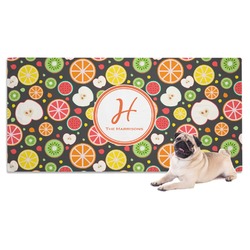 Apples & Oranges Dog Towel (Personalized)