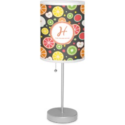 Apples & Oranges 7" Drum Lamp with Shade Linen (Personalized)
