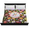 Apples & Oranges Duvet Cover - King - On Bed - No Prop