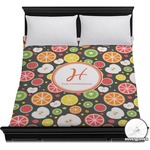 Apples & Oranges Duvet Cover - Full / Queen (Personalized)