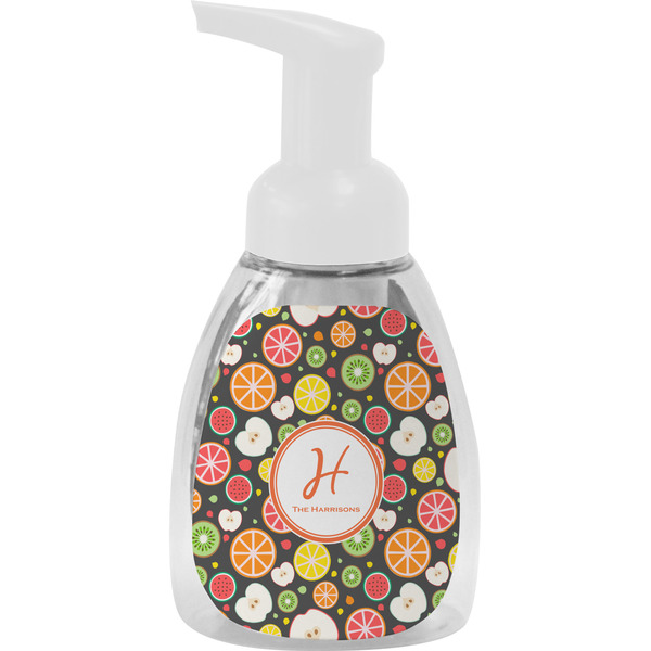 Custom Apples & Oranges Foam Soap Bottle - White (Personalized)