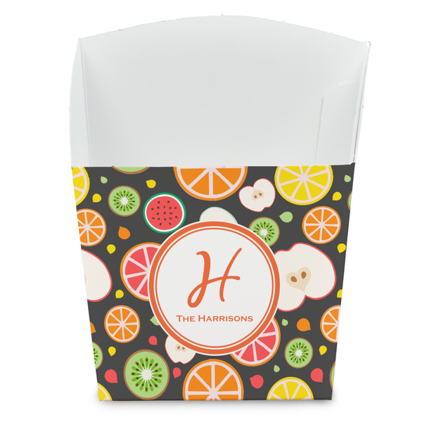 Custom Apples & Oranges French Fry Favor Boxes (Personalized)