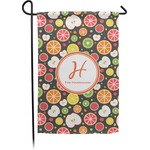 Apples & Oranges Small Garden Flag - Double Sided w/ Name and Initial