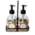 Apples & Oranges Glass Soap & Lotion Bottle Set (Personalized)