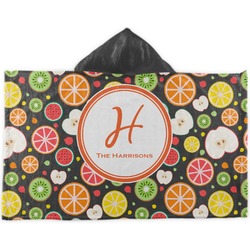 Apples & Oranges Kids Hooded Towel (Personalized)