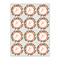 Apples & Oranges Icing Circle - Small - Set of 12