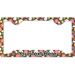 Apples & Oranges License Plate Frame - Style C (Personalized)