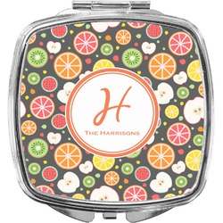 Apples & Oranges Compact Makeup Mirror (Personalized)