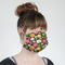 Apples & Oranges Mask - Quarter View on Girl