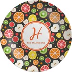 Apples & Oranges Melamine Plate (Personalized)