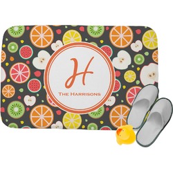 Apples & Oranges Memory Foam Bath Mat - 24"x17" (Personalized)