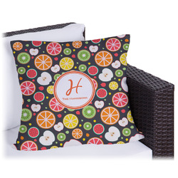 Apples & Oranges Outdoor Pillow - 16" (Personalized)