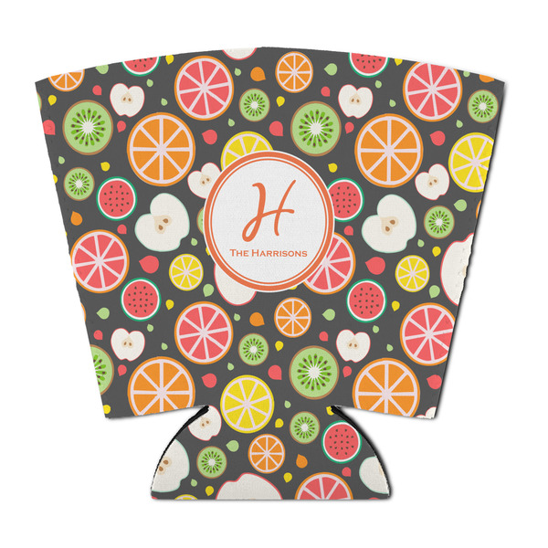 Custom Apples & Oranges Party Cup Sleeve - with Bottom (Personalized)