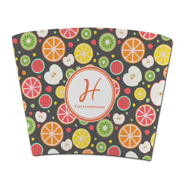 Custom Apples & Oranges Party Cup Sleeve - without bottom (Personalized)