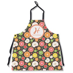 Apples & Oranges Apron Without Pockets w/ Name and Initial