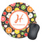 Apples & Oranges Round Mouse Pad