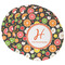 Apples & Oranges Round Paper Coaster - Main