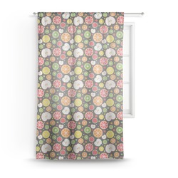 Apples & Oranges Sheer Curtain