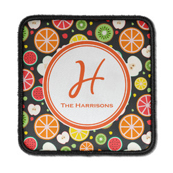 Apples & Oranges Iron On Square Patch w/ Name and Initial