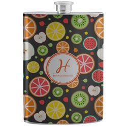 Apples & Oranges Stainless Steel Flask (Personalized)