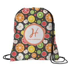 Apples & Oranges Drawstring Backpack - Medium (Personalized)