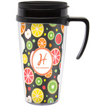 Apples & Oranges Acrylic Travel Mug with Handle (Personalized)