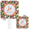 Apples & Oranges White Plastic Stir Stick - Double Sided - Approval