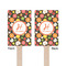 Apples & Oranges Wooden 6.25" Stir Stick - Rectangular - Double Sided - Front & Back