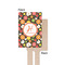 Apples & Oranges Wooden 6.25" Stir Stick - Rectangular - Single - Front & Back