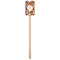 Apples & Oranges Wooden 6.25" Stir Stick - Rectangular - Single Stick