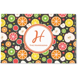 Apples & Oranges Woven Mat (Personalized)