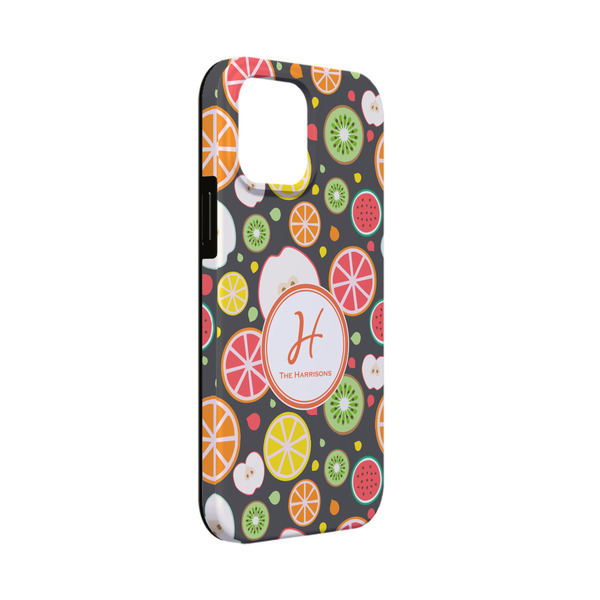 Custom Apples & Oranges iPhone Case - Rubber Lined - iPhone 13 Mini (Personalized)