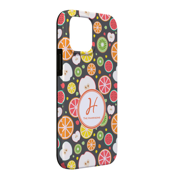 Custom Apples & Oranges iPhone Case - Rubber Lined - iPhone 13 Pro Max (Personalized)