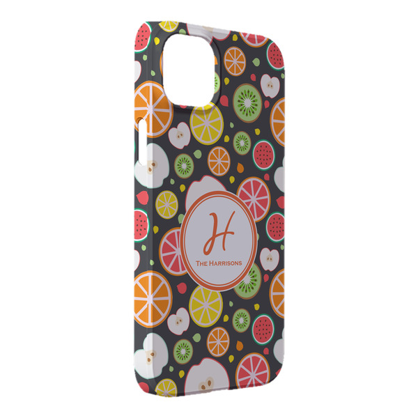 Custom Apples & Oranges iPhone Case - Plastic - iPhone 14 Plus (Personalized)