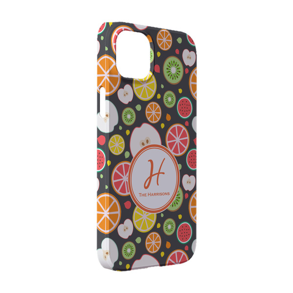 Custom Apples & Oranges iPhone Case - Plastic - iPhone 14 Pro (Personalized)