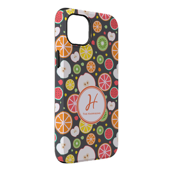 Custom Apples & Oranges iPhone Case - Rubber Lined - iPhone 14 Pro Max (Personalized)