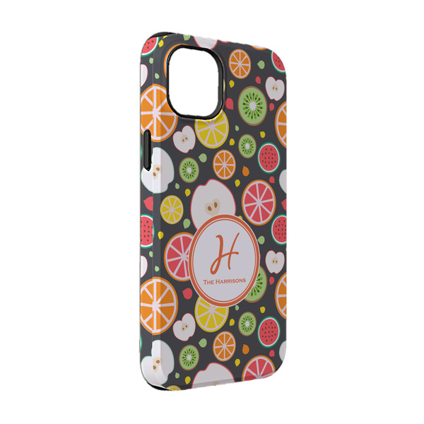 Custom Apples & Oranges iPhone Case - Rubber Lined - iPhone 14 Pro (Personalized)