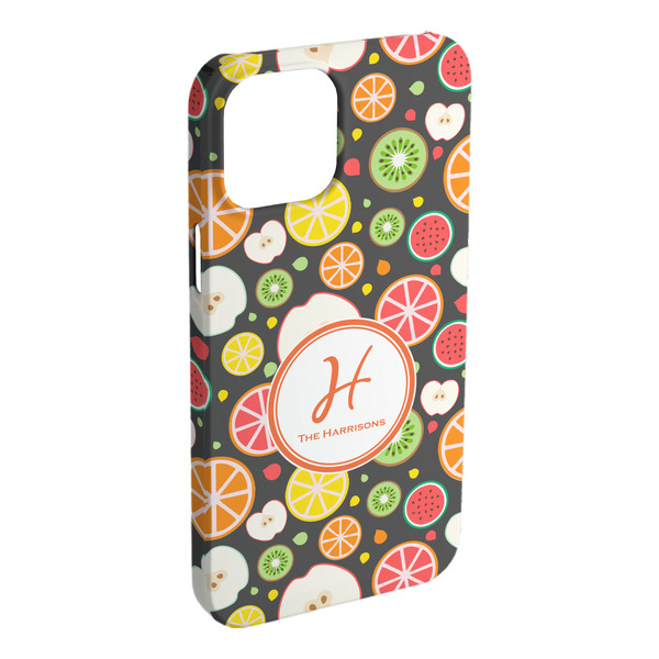 Custom Apples & Oranges iPhone Case - Plastic - iPhone 15 Plus (Personalized)