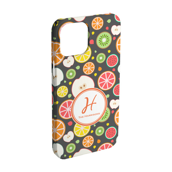 Custom Apples & Oranges iPhone Case - Plastic - iPhone 15 Pro (Personalized)