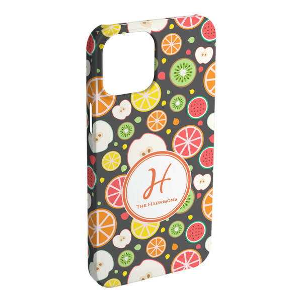 Custom Apples & Oranges iPhone Case - Plastic - iPhone 15 Pro Max (Personalized)