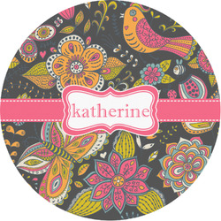 Birds & Butterflies Multipurpose Round Labels - 1" (Personalized)