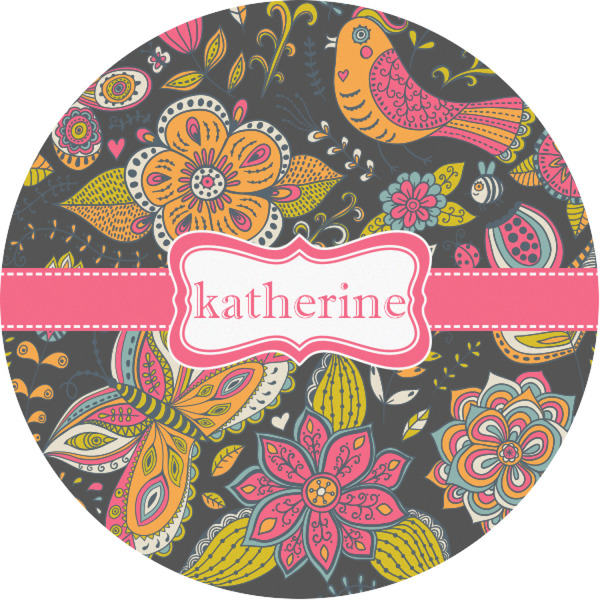 Custom Birds & Butterflies Multipurpose Round Labels - 1" (Personalized)