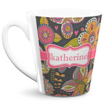 Birds & Butterflies 12 Oz Latte Mug (Personalized)