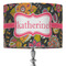 Birds & Butterflies 16" Drum Lampshade - ON STAND (Fabric)