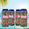 Birds & Butterflies 16oz Can Sleeve - Set of 4 - LIFESTYLE