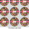 Birds & Butterflies 2" Multipurpose Round Labels - Sheet