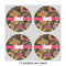 Birds & Butterflies 4" Multipurpose Round Labels - Sheet