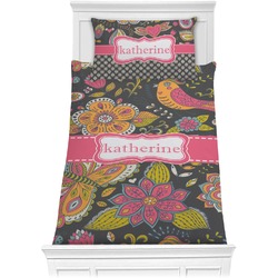 Birds & Butterflies Comforter Set - Twin (Personalized)