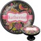 Birds & Butterflies Black Custom Cabinet Knob (Front and Side)